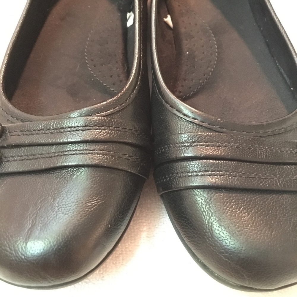 Merona Black Flats Size W 9.5